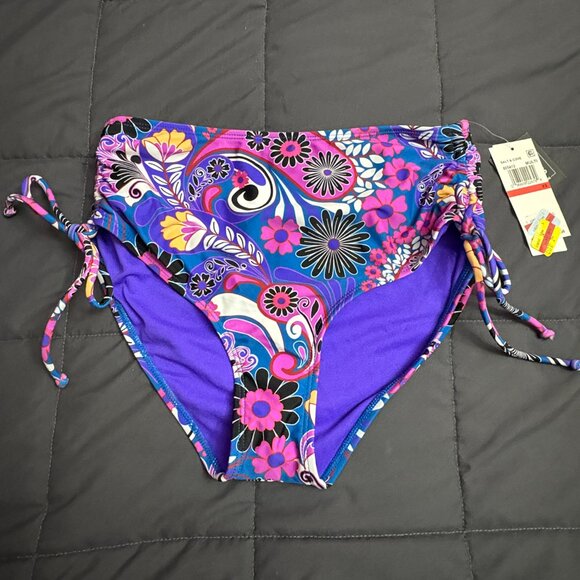 Salt + Cove Women's Floral Print High Waist Bikini Bottoms - Size: XS - NWT - Picture 5 of 11